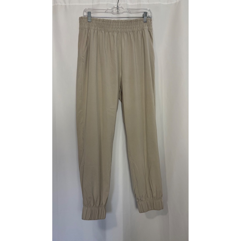 Vuori Villa Jogger Performance Gorpcore Granola Pants Womens Large Khaki
